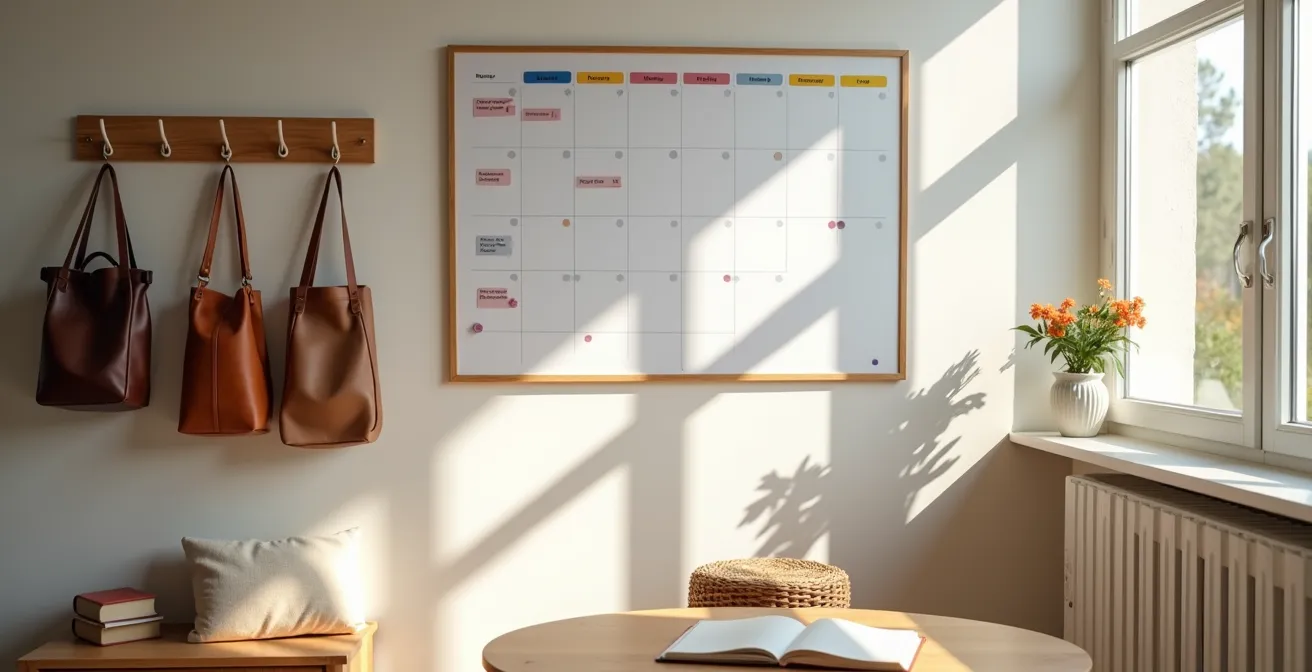 Planning de coordination des intervenants à domicile avec cahier de liaison